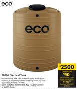 Eco 2200L Vertical Tank