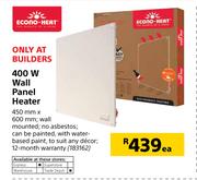 Special Econo-Heat 400W Wall Panel Heater-Each — m.guzzle.co.za