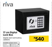 Riva 17cm Digital Lock Box