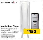 Security Mate Audio Door Phone