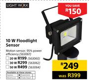 Light Worx 10W Floodlight Sensor