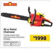 Wolf Garden 45cc Petrol Chainsaw