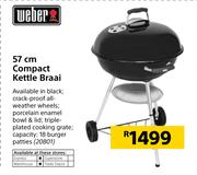 Weber 57cm Compact Kettle Braai