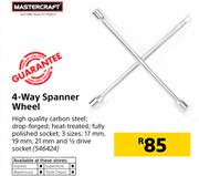 Masterkraft 4 Way Spanner Wheel