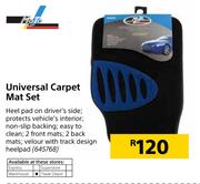 Moto Quip Universal Carpet Mat Set