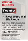 Trento River Wood Wall Tile-Per Sqm