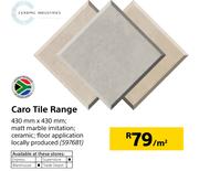 Caro Tile Range-Per Sqm