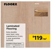 Floorx Laminated Flooring-Per Sqm
