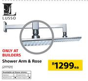 Lusso Shower Arm & Rose-Each