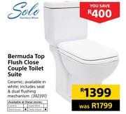 Solo Bermuda Top Flush Close Couple Toilet Suite
