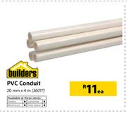 PVC Conduit-20mm x 4m Each