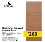 Swartland Horizontal Grooved Internal Door-Each