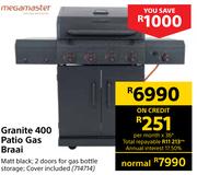 Megamaster Granite 400 Patio Gas Braai
