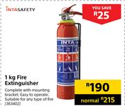 Insta Safety 1kg Fire Extinguisher