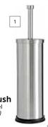 Lusso Metal Toilet Brush In Stainless Steel