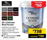 Fired Earth 20Ltr Extreme Roof (White & Green)