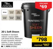 Fired Earth 5Ltr Soft Sheen