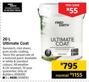 Fired Earth 5Ltr Ultimate Coat
