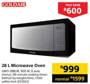 Goldair 28Ltr Microwave Oven GMO-28BLM- 900W