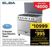 ELBA 5-Burner Gas/Electric Oven