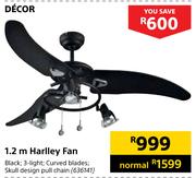 Decor 1.2m Harlley Fan