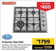 Goldair 4-Burner Gas Hob