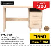 Home & Kitchen Gozo Desk-730mm(H) x 1.2m(W) x 600mm(D)