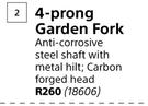 Lasher 4 Prong Garden Fork