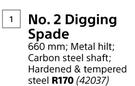 Lasher No2 Digging Spade
