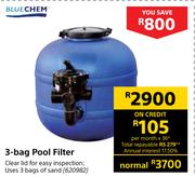 Blue Chem 3 Bag Pool Filter