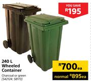 240L Wheeled Container-Each