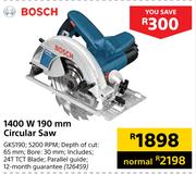 Bosch 1400W 190mm Circular Saw GKS190