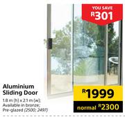 Aluminium Sliding Door-1.8m(h) x 2.1m(w)