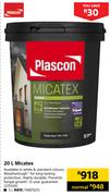 Plascon 20Ltr Micatex