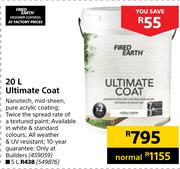 Fired Earth 20Ltr Ultimate Coat