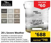Fired Earth 20Ltr Severe Weather