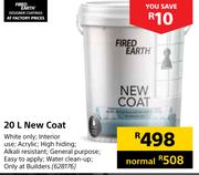 Fired Earth 20Ltr New Coat