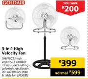 Goldair 3 In 1 High Velocity Fan GHV1802