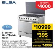 Elba 5 Burner Gas/ Electric Oven
