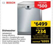 Bosch Dishwasher SMS46K100Z