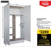 Home & Kitchen Standard Built In Cupboard 2.1m H x 1.8m W x 500mm D