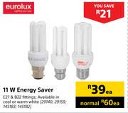 Eurolux 11W Energy Saver-Each