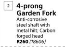 Lasher 4 Prong Garden Fork