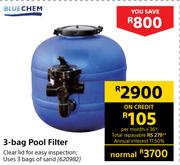 Blue Chem 3 Bag Pool Filter