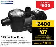 Bluechem 0.75kW Pool Pump