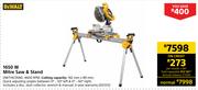 Dewalt 1650W Mitre Saw & Stand DW714STAND