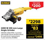 Dewalt 2200W 230mm Large Angle Grinder DWE492