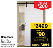 Barn Door-2.1m(h) x 920mm(w)