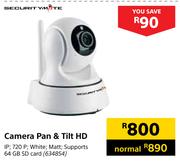 Securitymate Camera Pan & Tilt HD