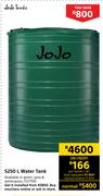 JoJo tanks 5250L Water Tank